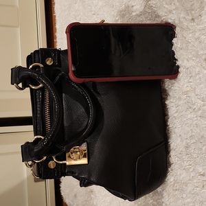 Black handbag